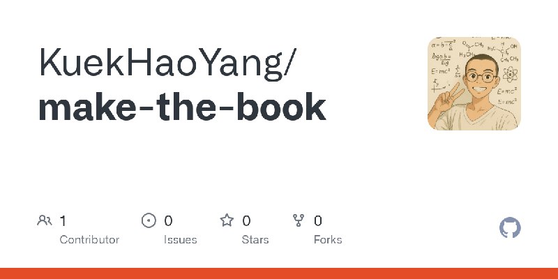 GitHub - KuekHaoYang/make-the-book